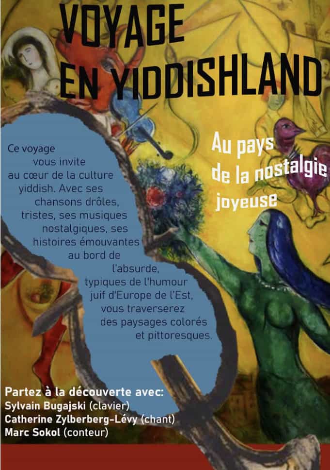 Affiche du concert Voyage en Yiddishland